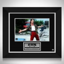 RARE-T Ace Ventura Limited Signature Edition Studio Licensed Photo Custom Frame