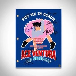 RARE-T Ace Ventura: Pet Detective Script Limited Signature Edition Studio Licensed Custom Frame