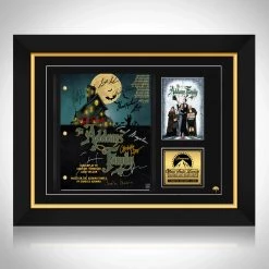 RARE-T Addams Family (1991) Script Limited Signature Edition Studio Licensed Custom Frame Limited Edition Frames