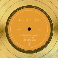 RARE-T Adele - 30 Gold LP Limited Signature Edition Studio Licensed Custom Frame