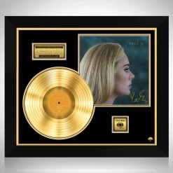 RARE-T Adele - 30 Gold LP Limited Signature Edition Studio Licensed Custom Frame