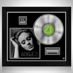 RARE-T Adele 21 Limited Signature Edition Studio Licensed Platinum LP Custom Frame