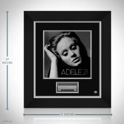 RARE-T Adele 21 Limited Signature Edition Studio Licensed LP Cover Custom Frame Limited Edition Frames
