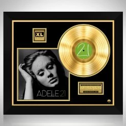 RARE-T Adele 21 Gold LP Limited Signature Edition Studio Licensed Custom Frame Limited Edition Frames