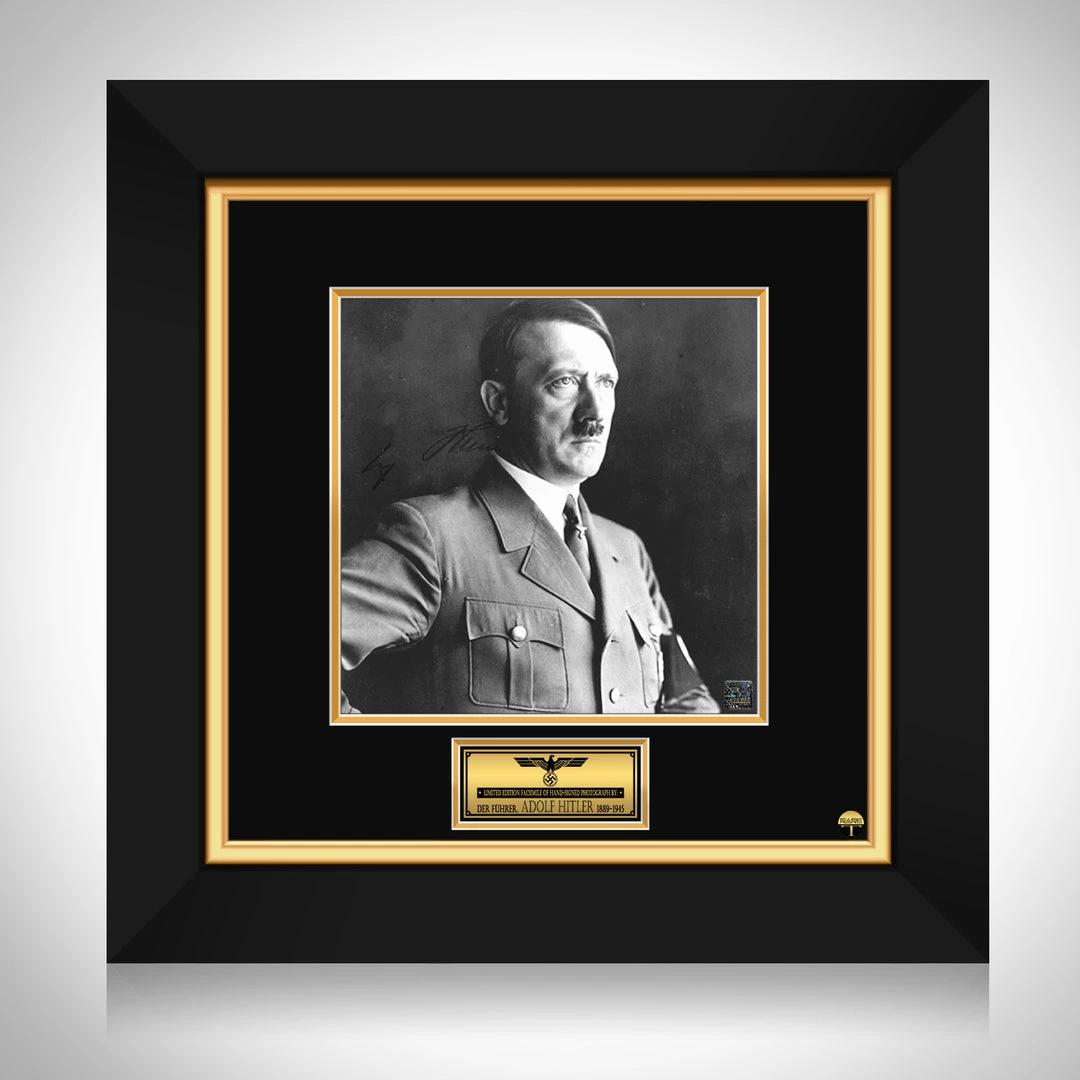 RARE-T Adolf Hitler Limited Signature Edition Studio Licensed Photo Custom Frame 1 RARE-T Adolf Hitler Limited Signature Edition Studio Licensed Photo Custom Frame