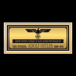 RARE-T Adolf Hitler Limited Signature Edition Studio Licensed Photo Custom Frame 9 RARE-T Adolf Hitler Limited Signature Edition Studio Licensed Photo Custom Frame
