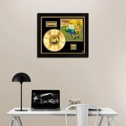 RARE-T Limited Edition Frames Adventure Time - The Music Of Ooo Gold LP Limited Signature Edition Studio Licensed Custom Frame