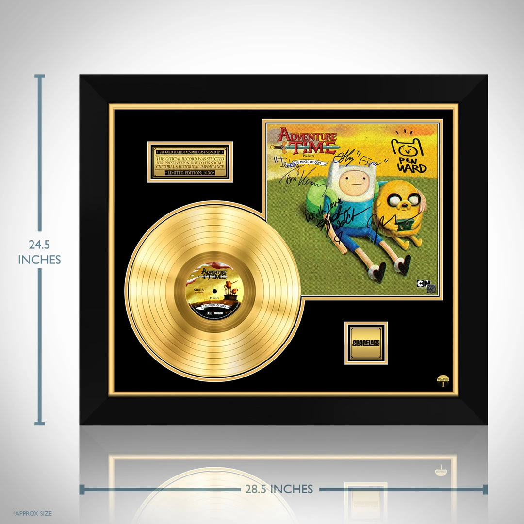 RARE-T Limited Edition Frames Adventure Time - The Music Of Ooo Gold LP Limited Signature Edition Studio Licensed Custom Frame 3 RARE-T Limited Edition Frames Adventure Time - The Music Of Ooo Gold LP Limited Signature Edition Studio Licensed Custom Frame