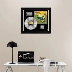 RARE-T Limited Edition Frames Adventure Time - The Music Of Ooo Platinum LP Limited Signature Edition Studio Licensed Custom Frame