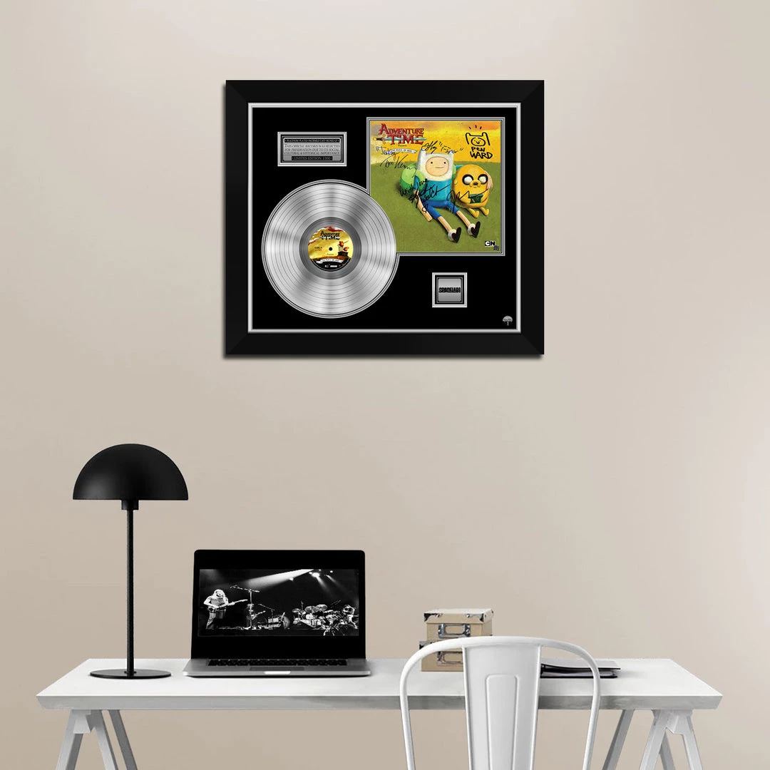 RARE-T Limited Edition Frames Adventure Time - The Music Of Ooo Platinum LP Limited Signature Edition Studio Licensed Custom Frame 2 RARE-T Limited Edition Frames Adventure Time - The Music Of Ooo Platinum LP Limited Signature Edition Studio Licensed Custom Frame