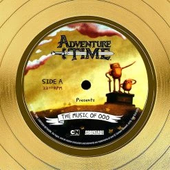 RARE-T Limited Edition Frames Adventure Time - The Music Of Ooo Gold LP Limited Signature Edition Studio Licensed Custom Frame 18 RARE-T Limited Edition Frames Adventure Time - The Music Of Ooo Gold LP Limited Signature Edition Studio Licensed Custom Frame