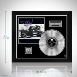 RARE-T Aerosmith - Pump Platinum LP Limited Signature Edition Studio Licensed Custom Frame