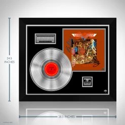 RARE-T Aerosmith Toys In The Attic Platinum LP Limited Signature Edition Studio Licensed Custom Frame