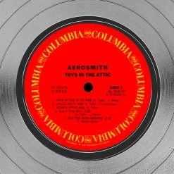 RARE-T Aerosmith Toys In The Attic Platinum LP Limited Signature Edition Studio Licensed Custom Frame