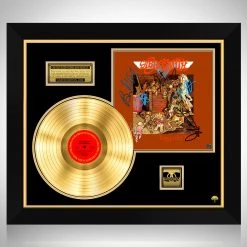Rare-T Aerosmith - Toys In The Attic Limited Signature Edition Studio Licensed Gold LP Custom Frame Limited Edition Frames