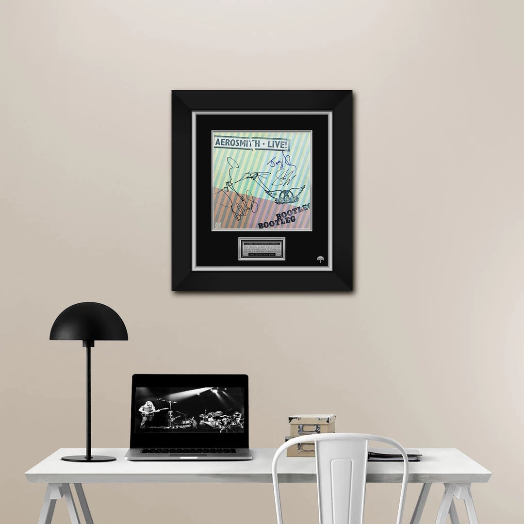 RARE-T Aerosmith Live Bootleg Limited Signature Edition Studio Licensed LP Cover Custom Frame Limited Edition Frames 4 RARE-T Aerosmith Live Bootleg Limited Signature Edition Studio Licensed LP Cover Custom Frame Limited Edition Frames