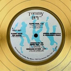 RARE-T Limited Edition Frames Afrika Bambaataa & The Soulsonic Force - Planet Rock Gold LP Limited Signature Edition Studio Licensed Custom Frame 14 RARE-T Limited Edition Frames Afrika Bambaataa & The Soulsonic Force - Planet Rock Gold LP Limited Signature Edition Studio Licensed Custom Frame