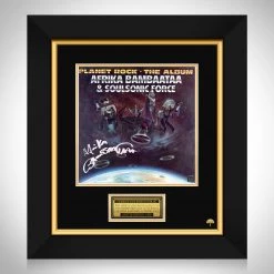 RARE-T Limited Edition Frames Afrika Bambaataa & The Soulsonic Force - Planet Rock LP Cover Limited Signature Edition Studio Licensed Custom Frame