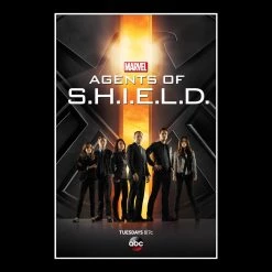 RARE-T Agents Of S.H.I.E.L.D Script Limited Signature Edition Studio Licensed Custom Frame