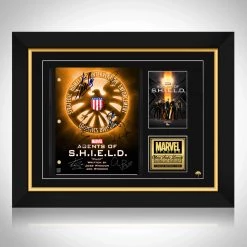 RARE-T Agents Of S.H.I.E.L.D Script Limited Signature Edition Studio Licensed Custom Frame