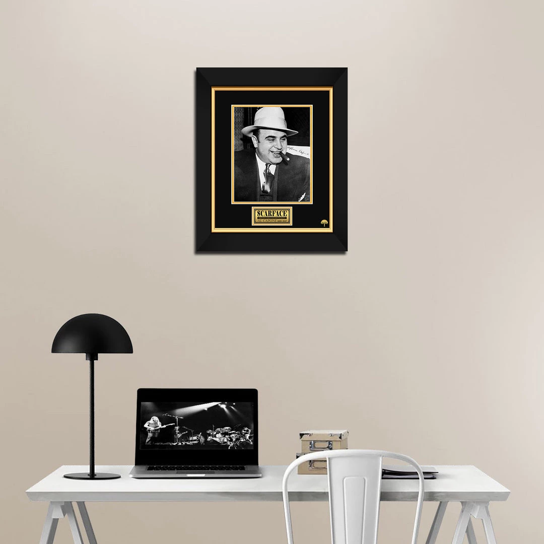 RARE-T Al Capone Legend Photo Limited Signature Edition Studio Licensed Custom Frame Limited Edition Frames 3 RARE-T Al Capone Legend Photo Limited Signature Edition Studio Licensed Custom Frame Limited Edition Frames