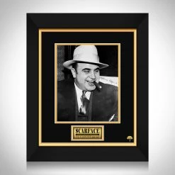 RARE-T Al Capone Legend Photo Limited Signature Edition Studio Licensed Custom Frame Limited Edition Frames
