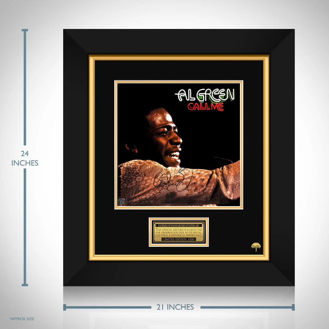 RARE-T Al Green - Call Me LP Cover Limited Signature Edition Studio Licensed Custom Frame Limited Edition Frames 3 RARE-T Al Green - Call Me LP Cover Limited Signature Edition Studio Licensed Custom Frame Limited Edition Frames