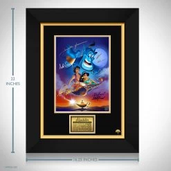 RARE-T Aladdin Promotional Art Limited Signature Edition Studio Licensed Custom Frame Limited Edition Frames