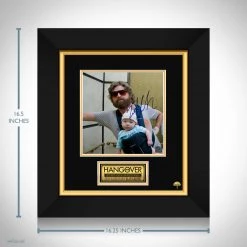 RARE-T The Hangover - Alan Garner Photo Limited Signature Edition Studio Licensed Custom Frame Limited Edition Frames