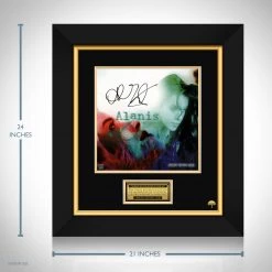 RARE-T Alanis Morissette - Jagged Little Pill LP Cover Limited Signature Edition Studio Licensed Custom Frame Limited Edition Frames