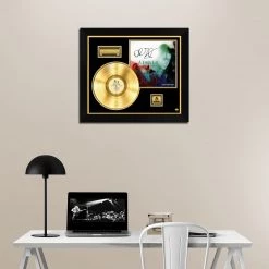 RARE-T Alanis Morissette Jagged Little Pill Gold LP Limited Signature Edition Studio Licensed Custom Frame