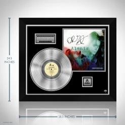 RARE-T Limited Edition Frames Alanis Morissette - Jagged Little Pill Platinum LP Limited Signature Edition Studio Licensed Custom Frame