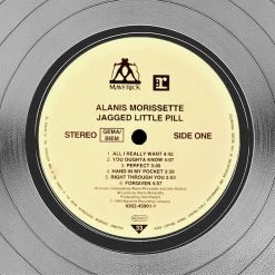 RARE-T Limited Edition Frames Alanis Morissette - Jagged Little Pill Platinum LP Limited Signature Edition Studio Licensed Custom Frame