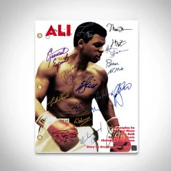 RARE-T Ali Script Limited Signature Edition Studio Licensed Custom Frame Sports Memorabilia