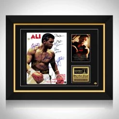 RARE-T Ali Script Limited Signature Edition Studio Licensed Custom Frame Sports Memorabilia