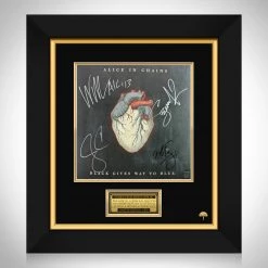 RARE-T Alice In Chains - Black Gives Way To Blue LP Cover Limited Signature Edition Studio Licensed Custom Frame