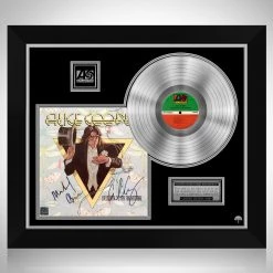 Rare-T Limited Edition Frames Alice Cooper Welcome To My Nightmare Limited Signature Edition Studio Licensed Platinum LP Custom Frame