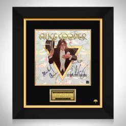 RARE-T Alice Cooper Welcome To My Nightmare Limited Signature Edition Studio Licensed LP Cover Custom Frame