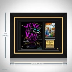 RARE-T Alice In Wonderland (2010) Script Limited Signature Edition Studio Licensed Custom Frame