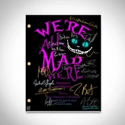 RARE-T Alice In Wonderland (2010) Script Limited Signature Edition Studio Licensed Custom Frame