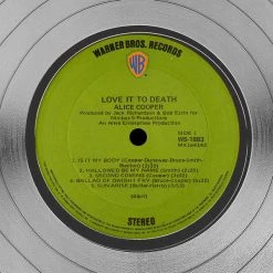 Rare-T Limited Edition Frames Alice Cooper Love It To Death Limited Signature Edition Studio Licensed Platinum LP Custom Frame 19 Rare-T Limited Edition Frames Alice Cooper Love It To Death Limited Signature Edition Studio Licensed Platinum LP Custom Frame