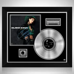 RARE-T Alicia Keys - Songs In A Minor Platinum LP Limited Signature Edition Studio Licensed Custom Frame Limited Edition Frames