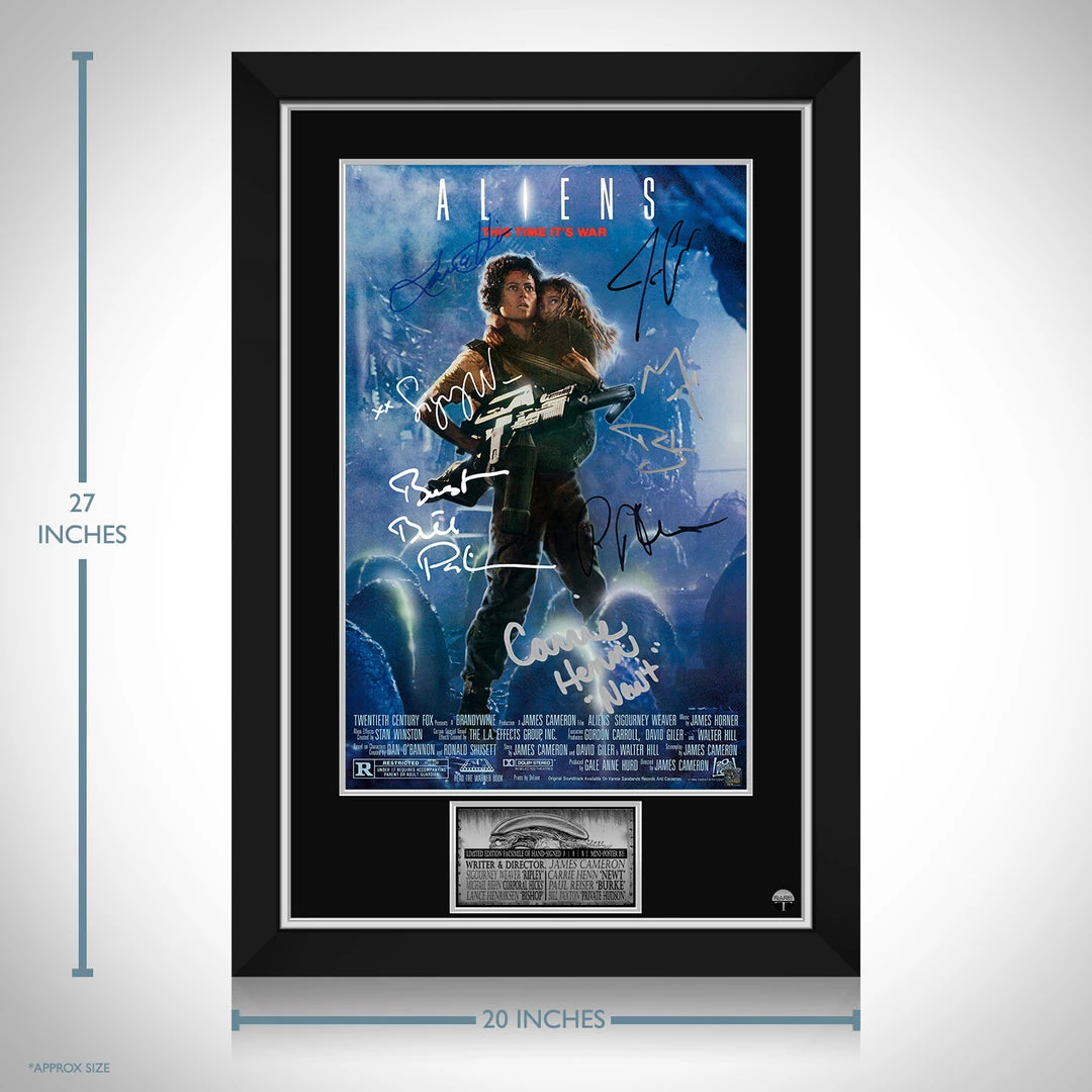 RARE-T Aliens Mini Poster Limited Signature Edition Studio Licensed Movie Custom Frame Limited Edition Frames 3 RARE-T Aliens Mini Poster Limited Signature Edition Studio Licensed Movie Custom Frame Limited Edition Frames