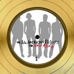 RARE-T All-American Rejects - Move Along Gold LP Limited Signature Edition Studio Licensed Custom Frame