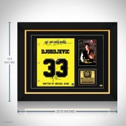 RARE-T All The Right Moves Script Limited Signature Edition Studio Licensed Custom Frame Limited Edition Frames