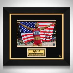 RARE-T Allyson Felix Photo Limited Signature Edition Studio Licensed Custom Frame