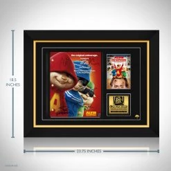 RARE-T Limited Edition Frames Alvin & The Chipmunks Script Limited Signature Edition Studio Licensed Custom Frame