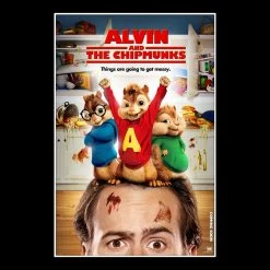 RARE-T Limited Edition Frames Alvin & The Chipmunks Script Limited Signature Edition Studio Licensed Custom Frame