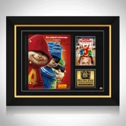 RARE-T Limited Edition Frames Alvin & The Chipmunks Script Limited Signature Edition Studio Licensed Custom Frame