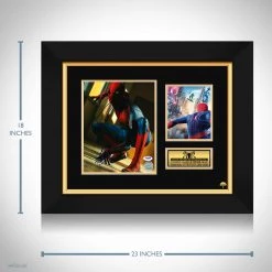 PPC The Amazing Spider-Man PSA/DNA & Excelsior Certified Hand-Signed By Andrew Garfield & Stan Lee Custom Frame 14 PPC The Amazing Spider-Man PSA/DNA & Excelsior Certified Hand-Signed By Andrew Garfield & Stan Lee Custom Frame